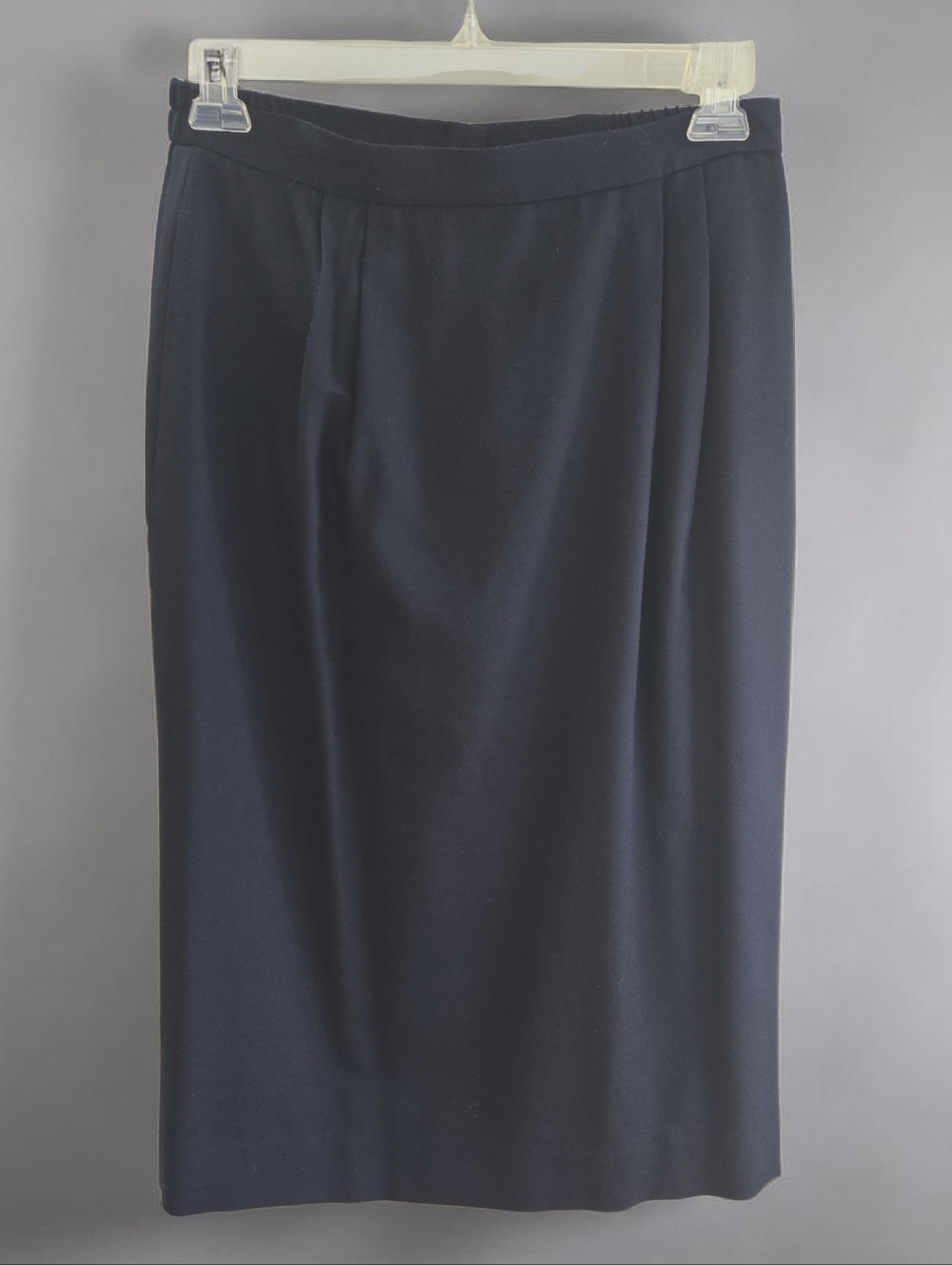 david brooks 100% Wool  Dark Navy Pencil Skirt